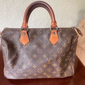 Vintage Louis Vuitton Speedy 30 Bag with Detachable Strap